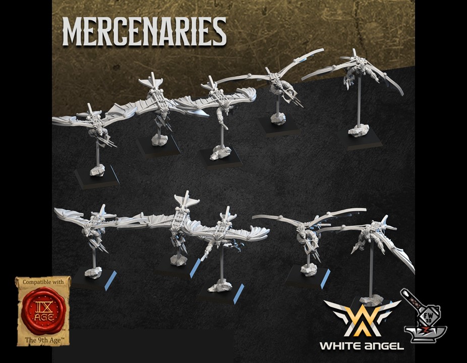 5 Homme-oiseaux Mercenaires